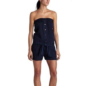 Rich & Skinny Women's Peachy Romper in Tokyo Blue